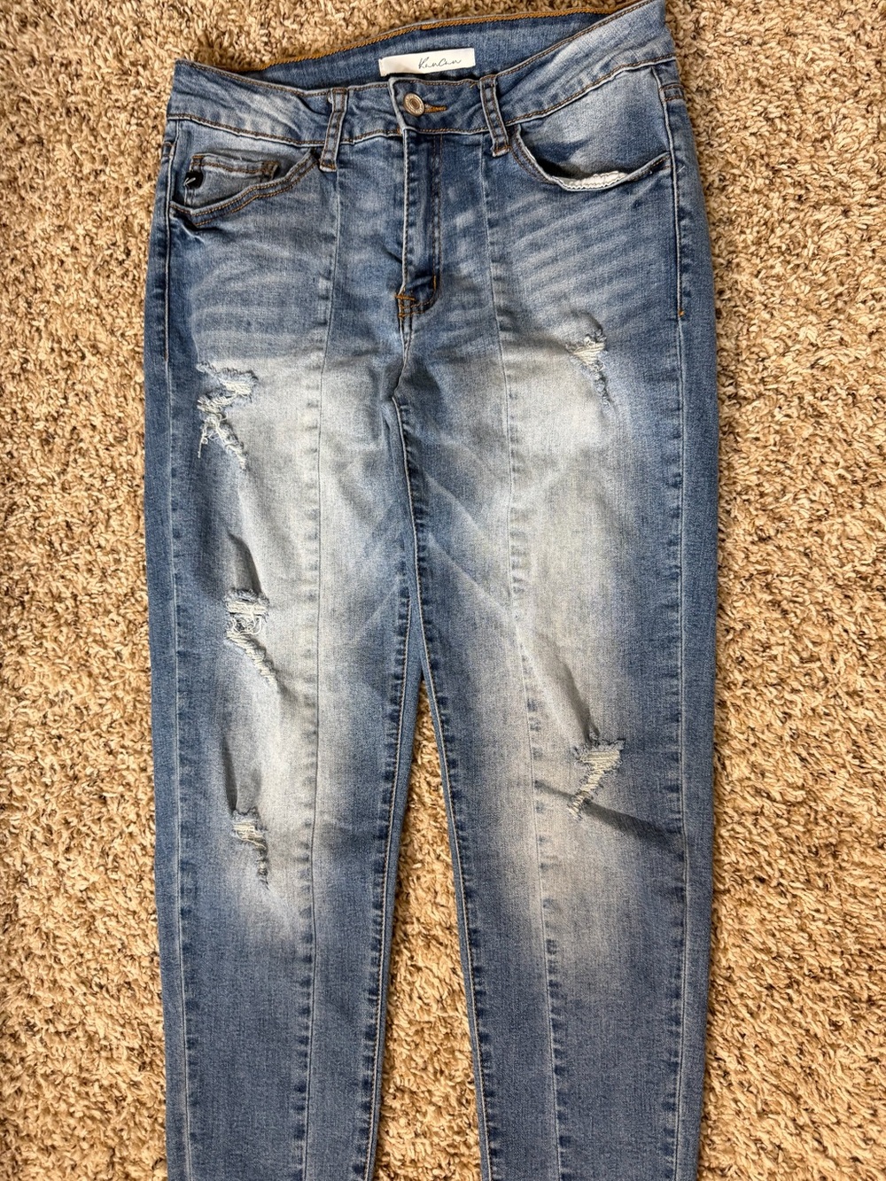 KanCan Light Blue Distressed Skinny Jeans
